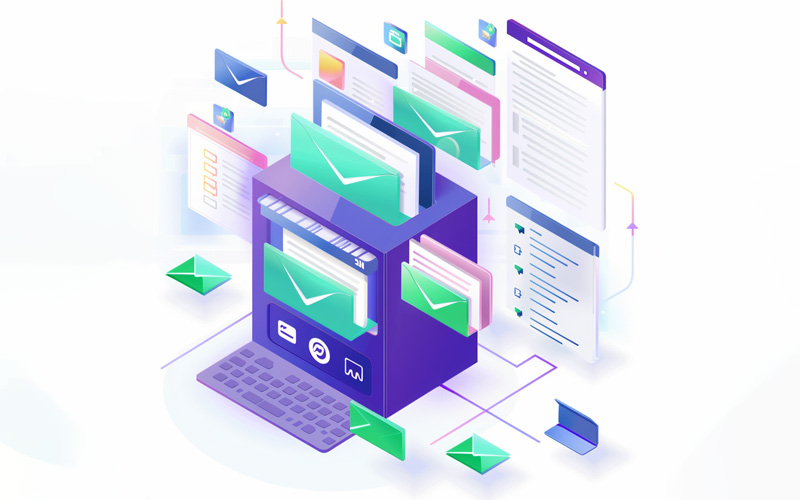 自动整理归集客户名下的邮件